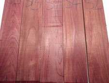 1x Amarant Holz Purpleheart Brett 122x15,5cm x 23-25mm #S2