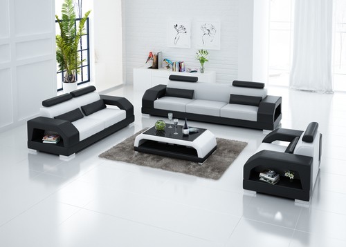 Ledersofa couch wohnlandschaft - ledersofa,