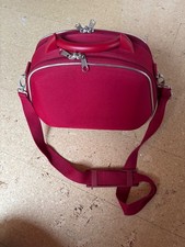 Beauty Case Schmink Handgepäck Kosmetikkoffer Weinrot