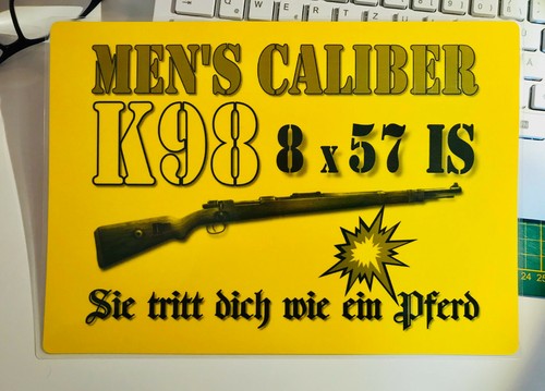 Dina4 schild k98 revolver - dina4,