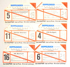 6 Heimspiel Ticket`s - 1. FC Köln =Bundesliga  Saison 1984/85