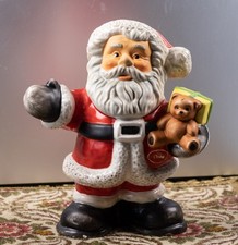 Goebel: schöne Porzellan- Figur Weihnachtsmann/ Nikolaus mit Teddy  13 cm