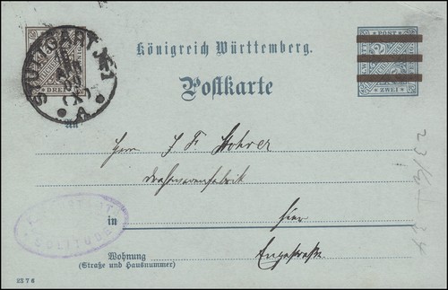 Dienstpostkarte 11 - dienstpostkarte, dp