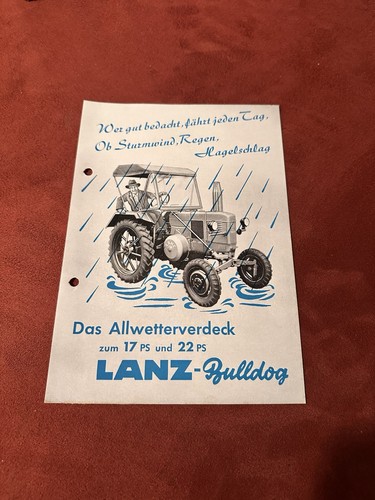Original prospekt lanz - original,