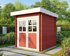 Gartenhaus Gerätehaus Schuppen Blockhaus Gartenhütte 2x2 m