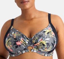 DORINA, Salaga, Bikini-Oberteil mit Bügel, Microfaser, tropisch, schwarz / weiß