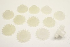 12x  36mm 16 Zahn Zahnrad Kunststoff Plastik Stirnrad 12
