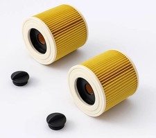 2x Patronen-Filter für original Kärcher A 2204, A 2204 AF, A 2206 X, A 2236 X pt