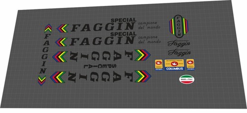 Faggin special frame decal set - faggin,
