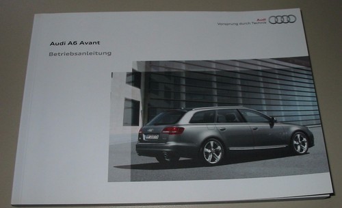 Betriebsanleitung audi - audi, a6