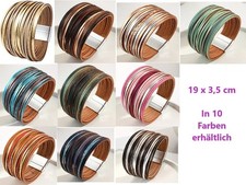 Armband Leder Boho Wrap