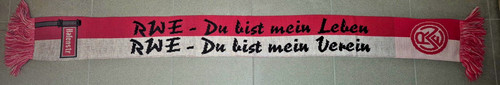 Rot weiss essen schal - rot, /