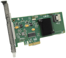 LSI SAS9211-4i 6 Gbps SAS/SATA RAID Controller PCIe x4 H3-2511-01F Full Profile