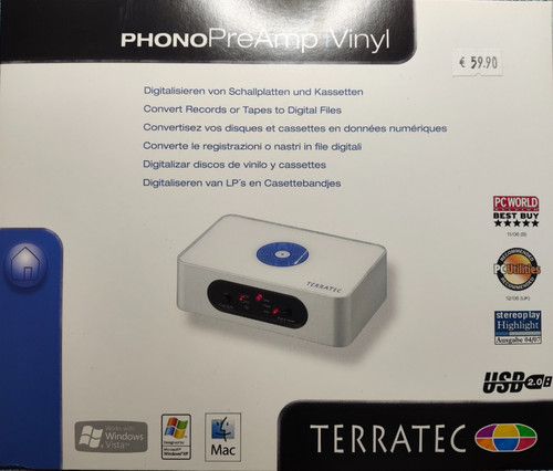 Terratec phono pre amp ivinyl - phono,