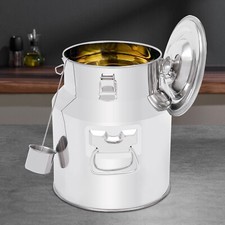 Edelstahl Milchkanne Luftdichtes Transportkanne Milchbehälter Milchkrug 14L