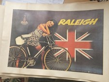 Altes Plakat Raleigh Sammlung