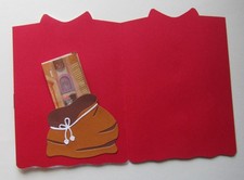 3D Nikolaus Karte Weihnachtsmann Weihnachten 24.12., 6.12. Geldgeschenk 0.1.4