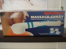 Infrarot Massage-Gerät mit 4 auswechselbaren Massagen-Aufsätzen 