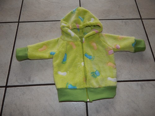Baby kapuzenjacke aus plüsch - ,