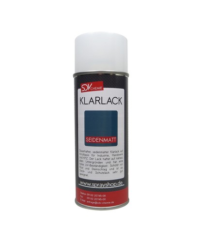 Klarlack spray seidenmatt - 1x,