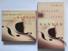 Armin Mueller Stahl signiert Hörbuch Hannah orig. Unterschrift Autogramm signed 