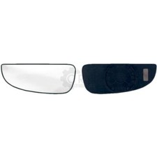 Spiegelglas + Haltefuss Links