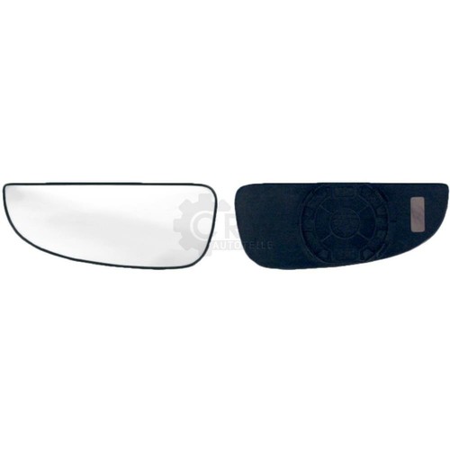 Spiegelglas haltefuss links - spiegelglas,