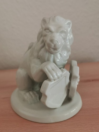 Porzellanfigur löwe mit - porzellanfigur,, 2
