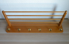 SCHÖNBUCH HOLZ GARDEROBE 6 KLEIDERHAKEN Vintage 50/60er J.