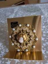 2 Stück Koestel Christbaumschmuck,reich geschmückt, Wachsköpfchen