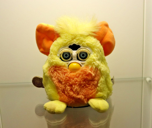 Vintage furby baby yellow - vintage,