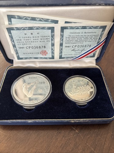 5000 10000 won silber - 10000,