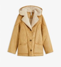 Damen 7288-Schaffellmantel-Gr