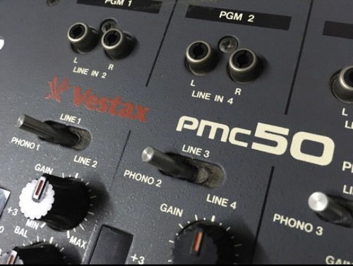 Vestax pmc50 vintage mixer - vintage,