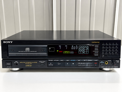 Sony cdp 228esd player - sony, cdp-228esd