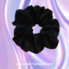 XL Damen Scrunchie "Schwarz