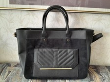 Big Shopper, grosse Tasche mit Umhängeriemen, Außentasche, Innentasche u Fächer