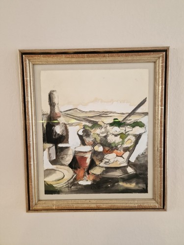 Aquarell salade nicoise von - aquarell, "salade