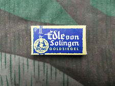Razor Blades Wehrmacht Rasierklingen Solingen 1 x Packung Luftwaffe