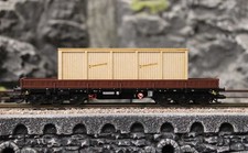 NPE Modellbau NW 52043 Schwerlastwagen Sas 4850 DR mit Wartburg-Kiste - TT - Neu