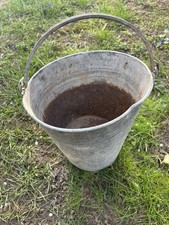 alter Zinkeimer Eimer 10 L