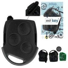 Funk Schlüssel 434MHZ für FORD FIESTA V VI FOCUS II MONDEO IV Fernbedienung