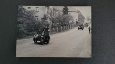 DDR Foto Motorrad mit Beiwagen Grenzsoldaten 60er / 70er Jahre, Vintage