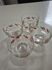 wunderschöne, alte Puddingschalen, Eisschalen  60er / 70er Jahre