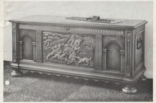 Handgeschnitzte Truhe Modell