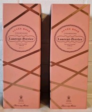 Laurent-Perrier Champagne Cuvée Rosé Coffret Empty Box × 2 Mal ohne Inhalt 