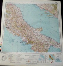 Landkarte Militärkarte DDR