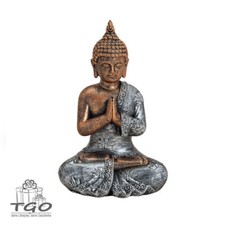 Buddha Figur sitzend in gold