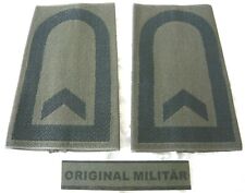 Aufschiebeschlaufen Heer Feldwebel schwarz/oliv Bundeswehr Dienstgradabzeichen