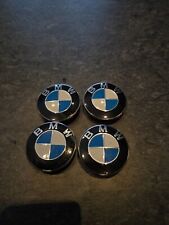 4x Original BMW Radkappen 55mm Radnabendeckel Logo Emblem klein 